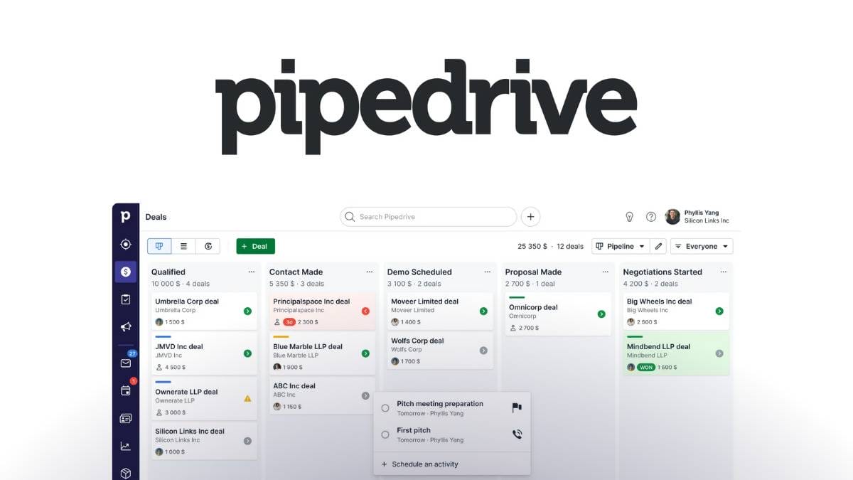 Marketplace e integrações do Pipedrive