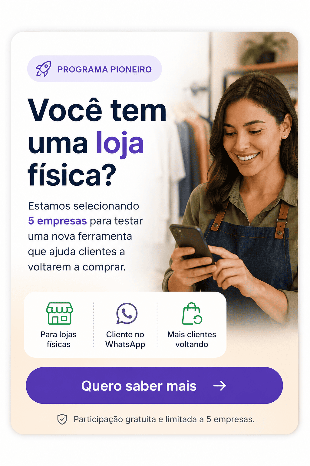 Seja empresa selecionada para o programa DiRU